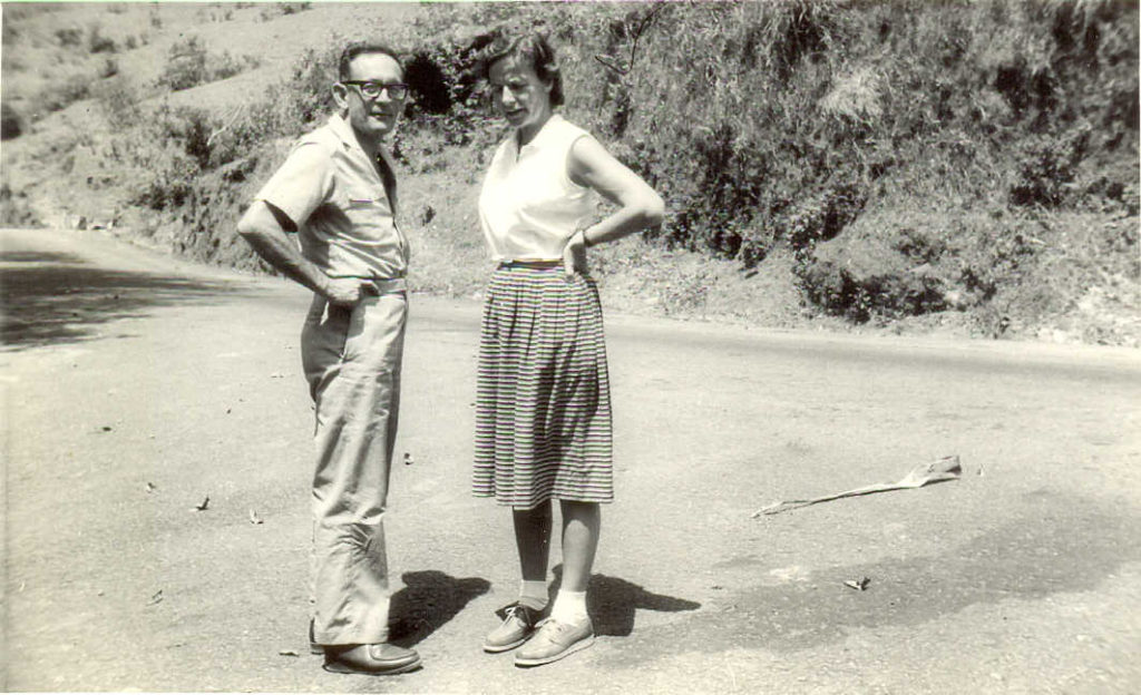 Hans Liepmann with his wife Dietlind (Photo courtesy: Roddam Narasimha)