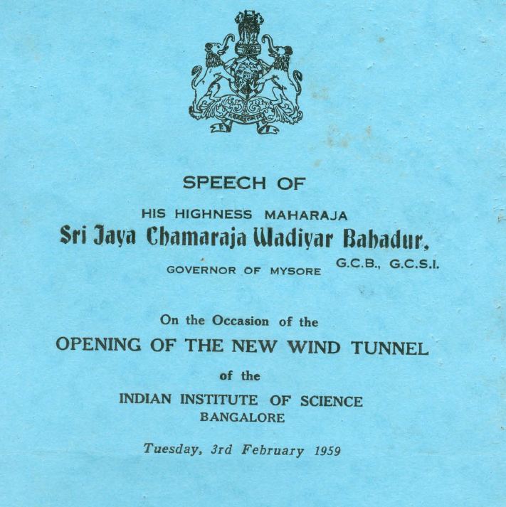 Cover of Maharaja's speech