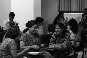 Cooperative learning was an integral part of the workshop (Photo: Karthik Ramaswamy)