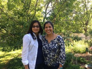 Maria Thaker (left) and Meena Balgopal (right) at CSU (Photo: Madhura Amdekar)